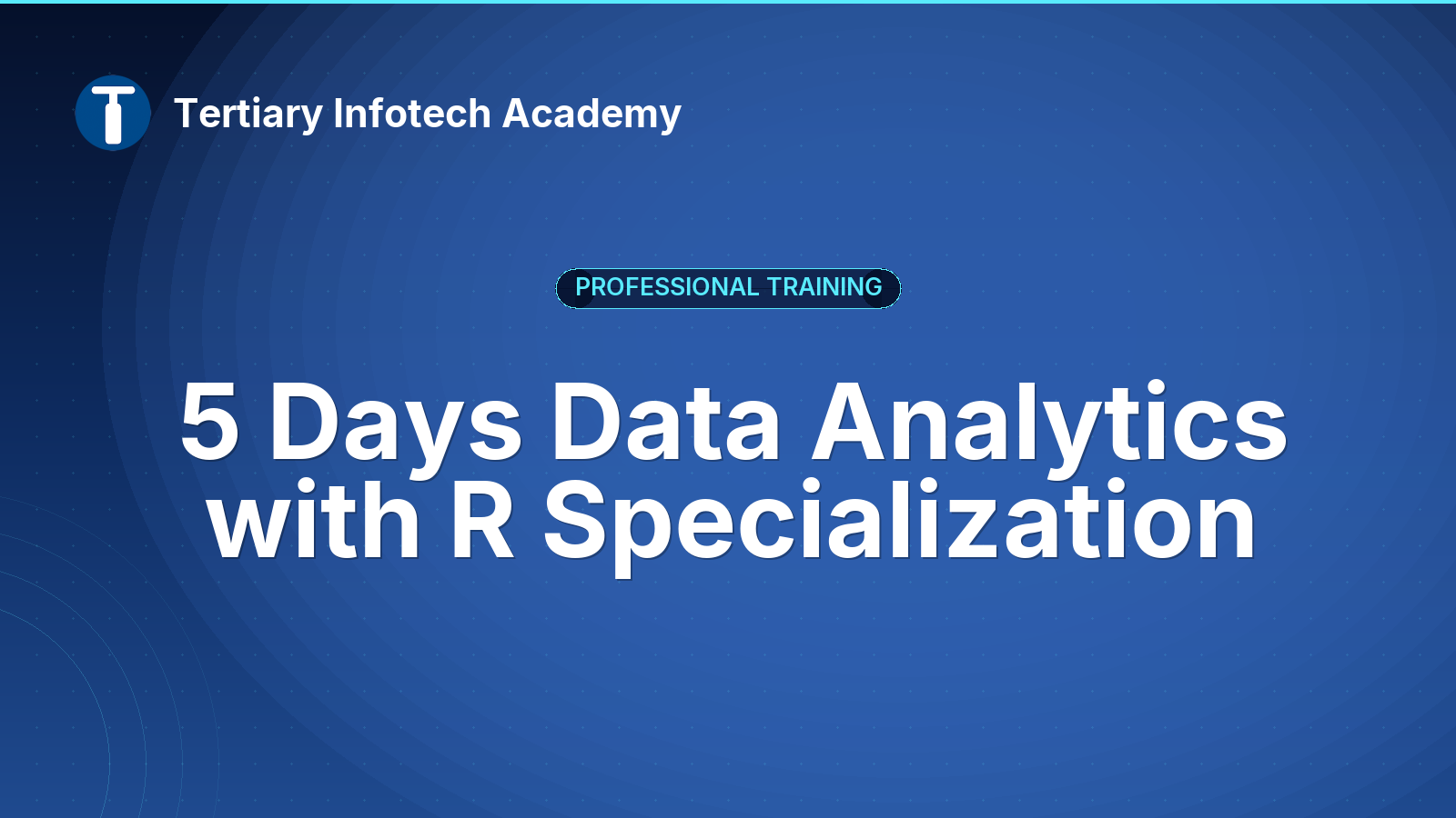 5 Days Data Analytics with R Specialization
