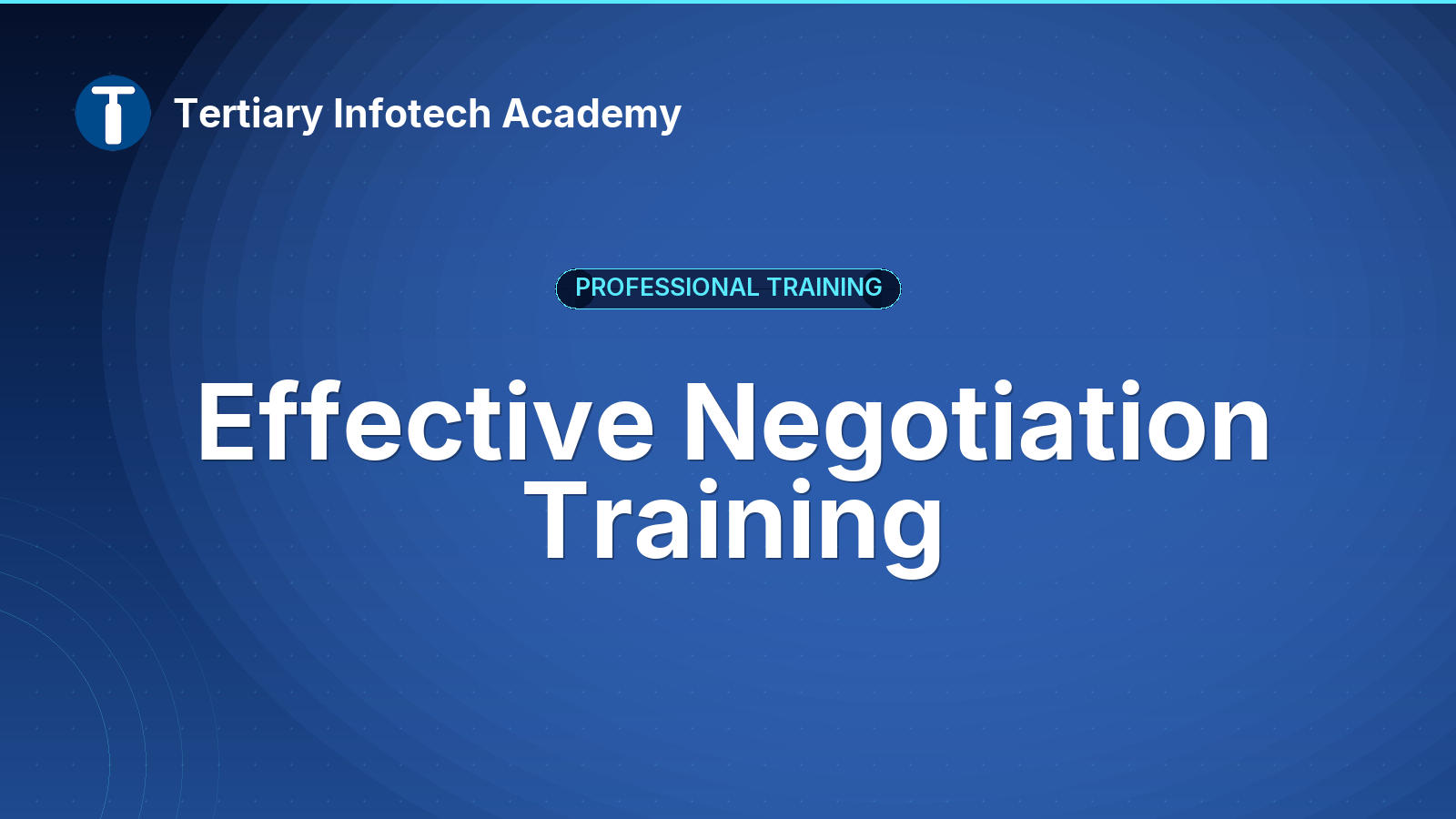 Effective Negotiation Training