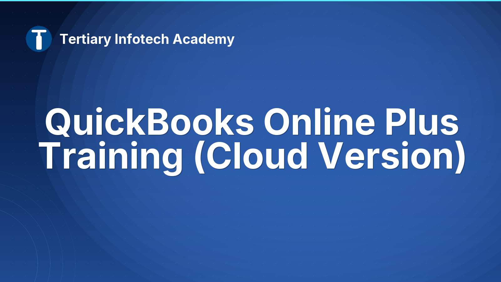 QuickBooks Online Plus Training (Cloud Version)