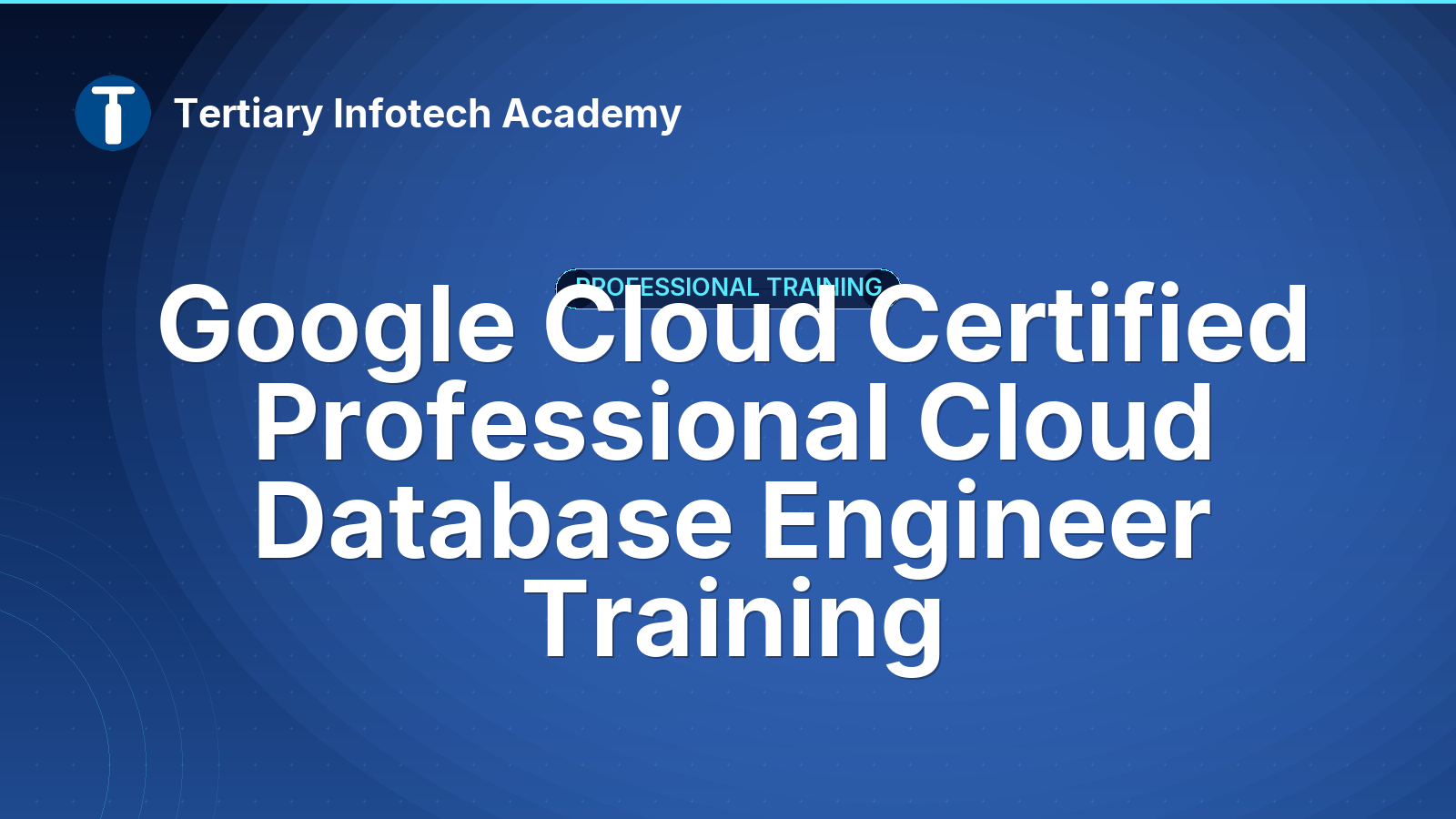 Google Cloud Certified Professional Cloud Database Engineer Training