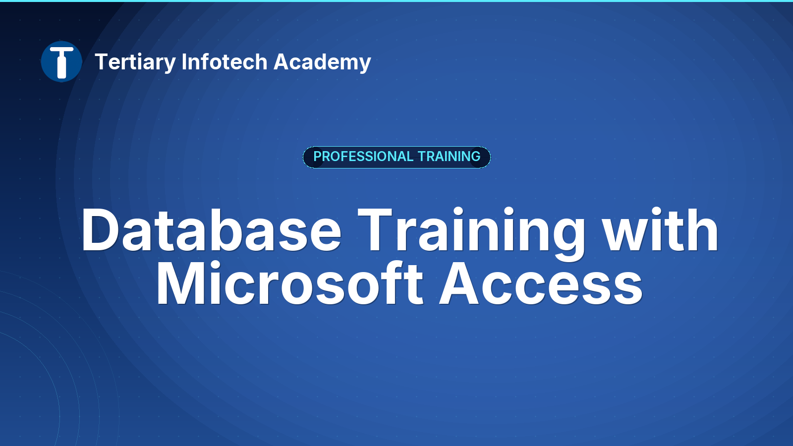 Database Training with Microsoft Access 