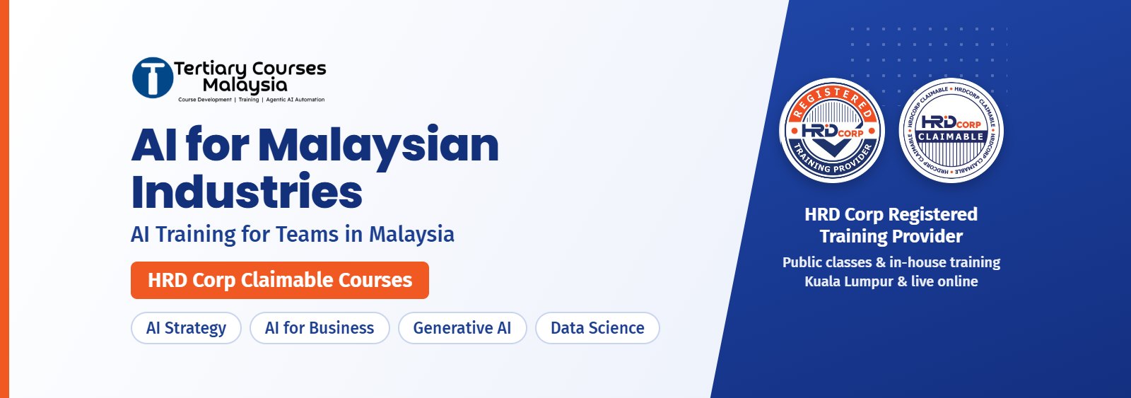 AI for Malaysian Industries | HRD Corp Claimable Courses